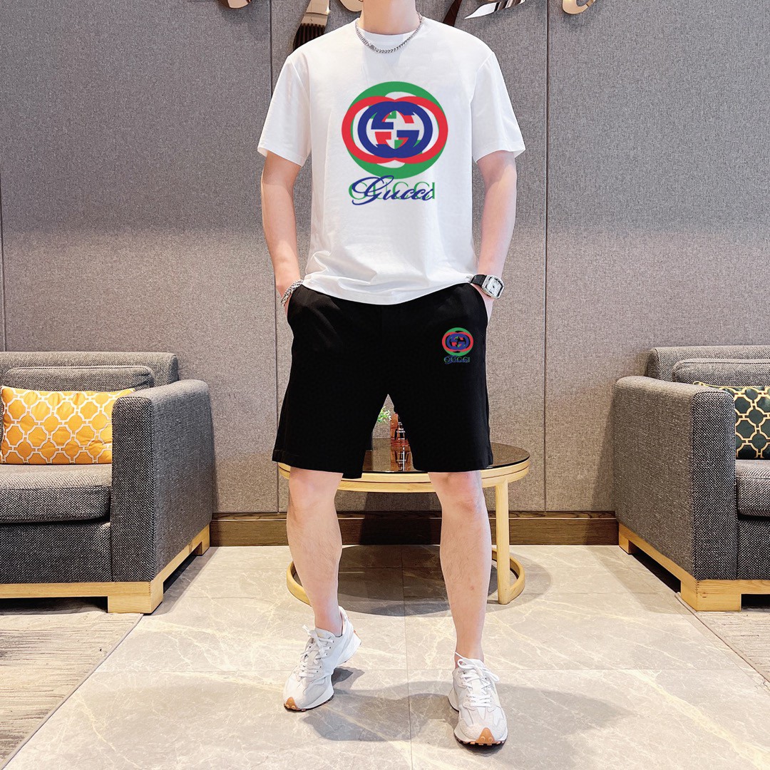 24SS グッチスウェットセットアップ 上下服