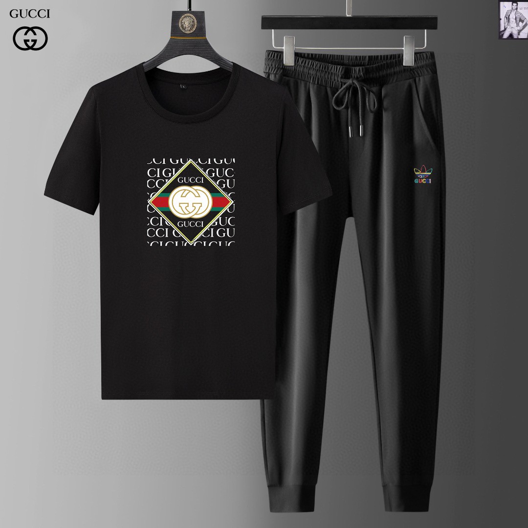 24SS グッチスウェットセットアップ 上下服