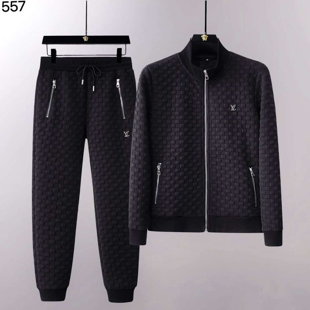 24SS ルイヴィトン スウェットセットアップ 上下服