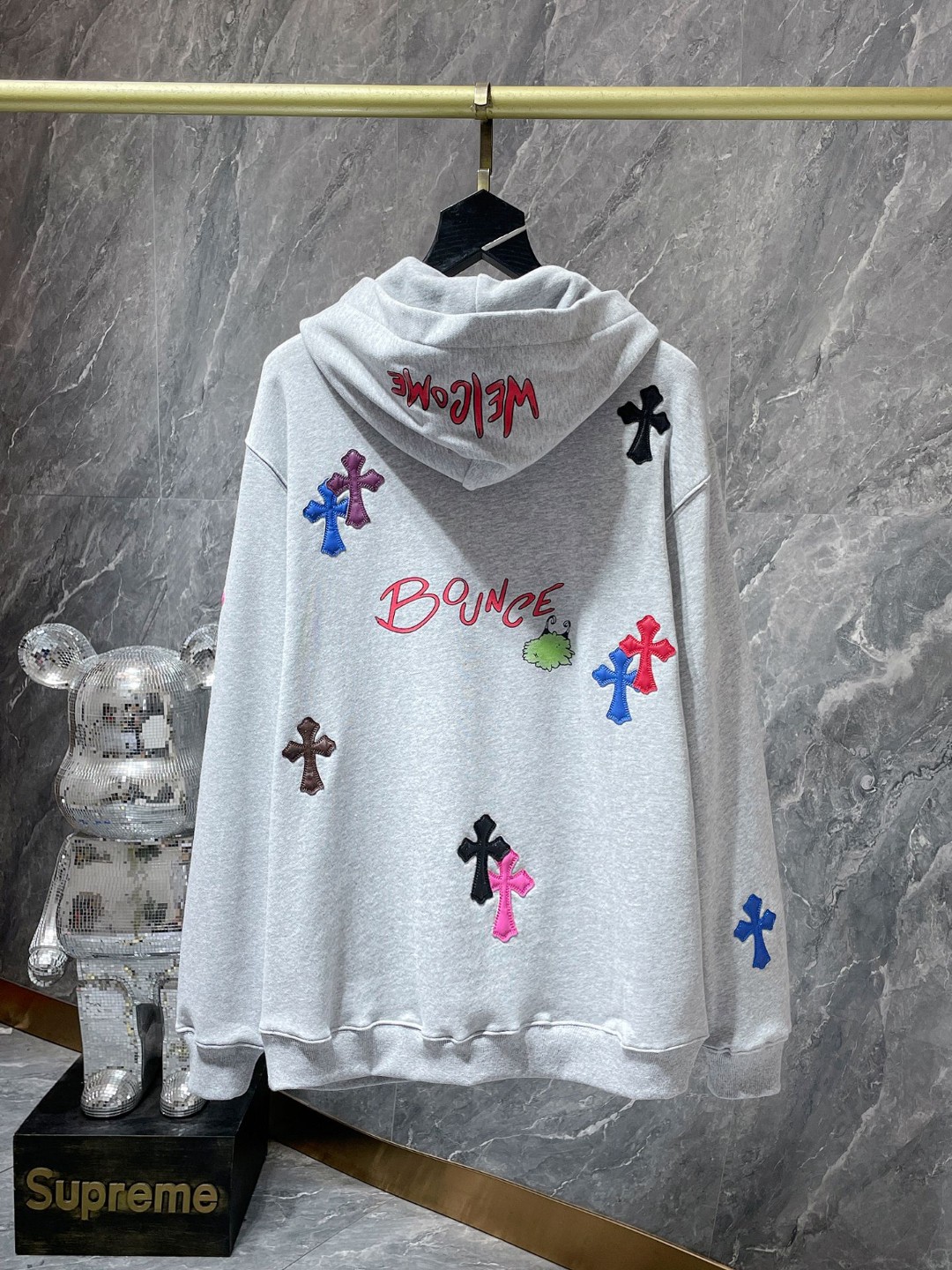 クロムハーツ スウェットバーパーカー