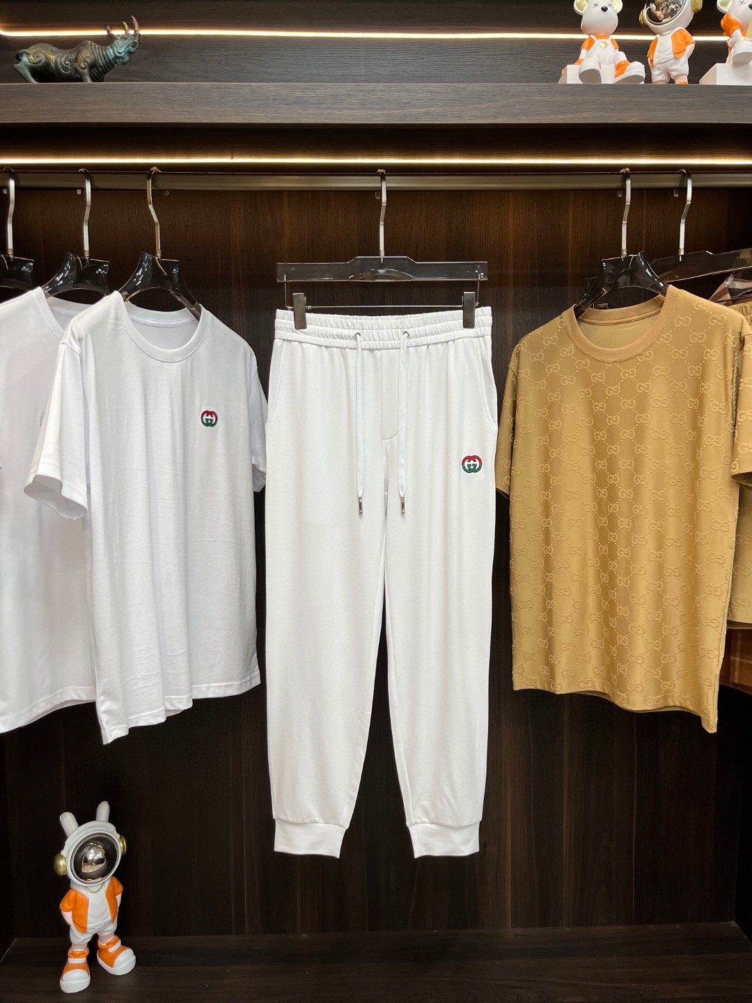 24SS グッチスウェットセットアップ 上下服