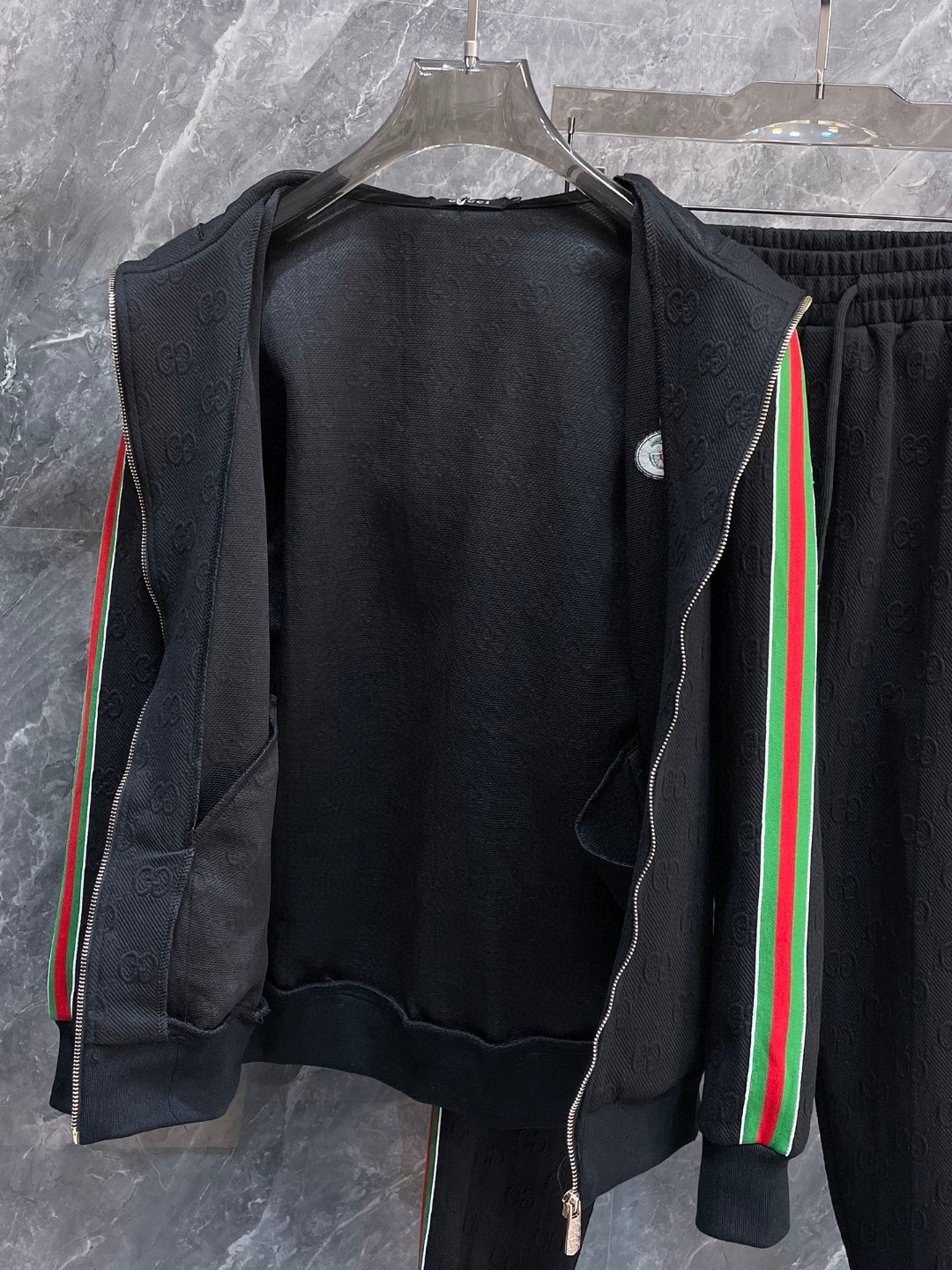 24SS グッチスウェットセットアップ 上下服