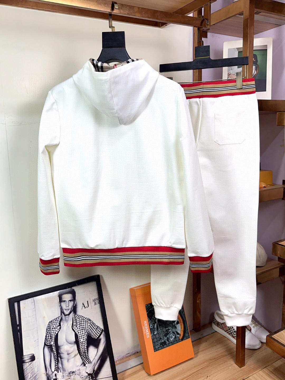 24SS バーバリー スウェットセットアップ 上下服