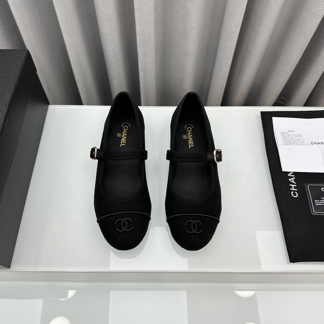 シャネル 24春夏 パンプス フラットシューズ バレエシューズ