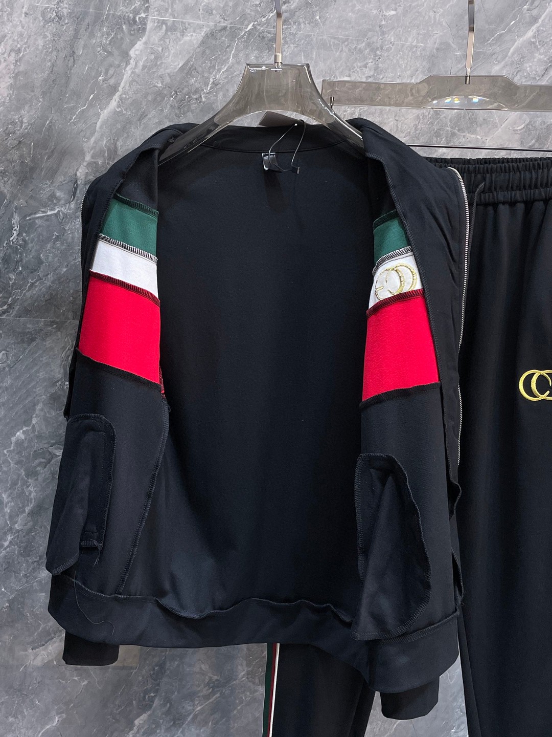 24SS グッチスウェットセットアップ 上下服