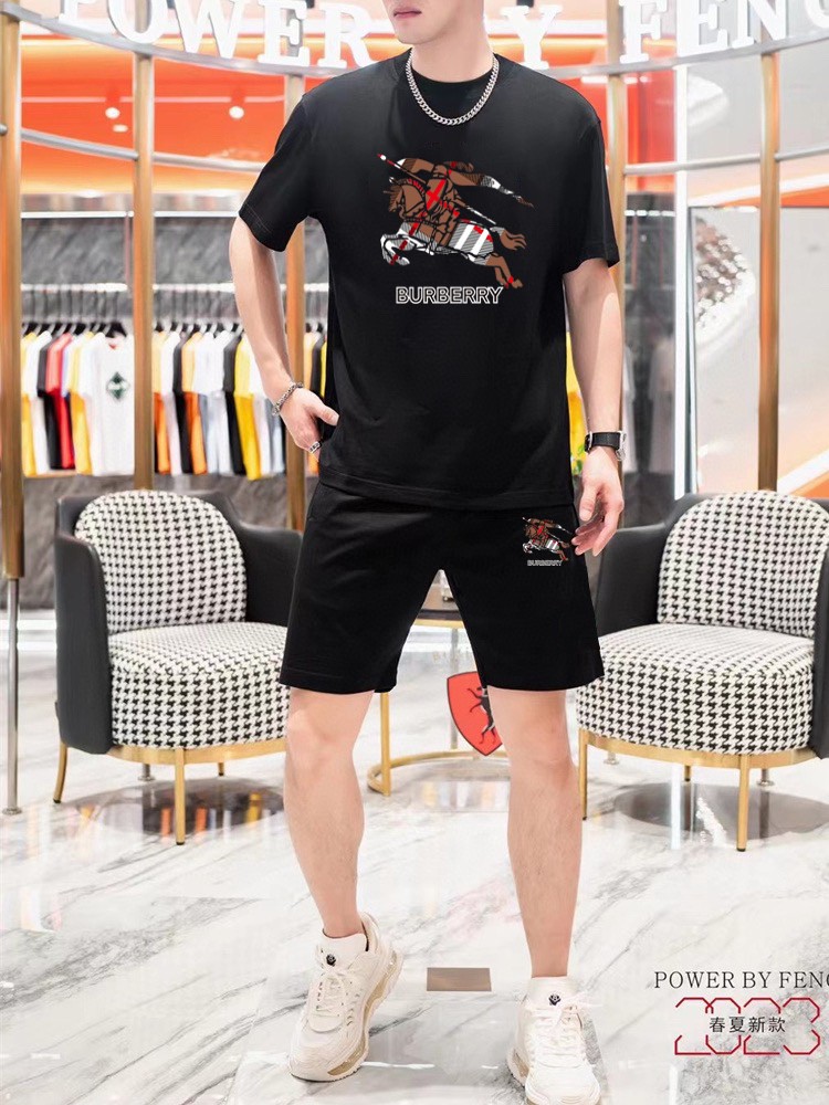 24SS バーバリー スウェットセットアップ 上下服