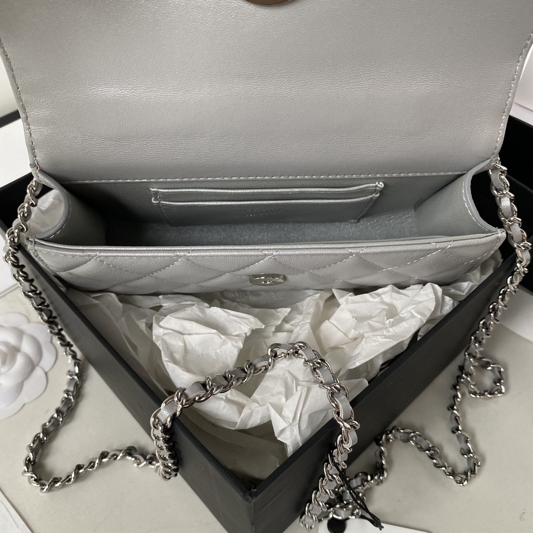 シャネル 極美品 19cm Kelly 2WAY チェーンショルダーバッグ