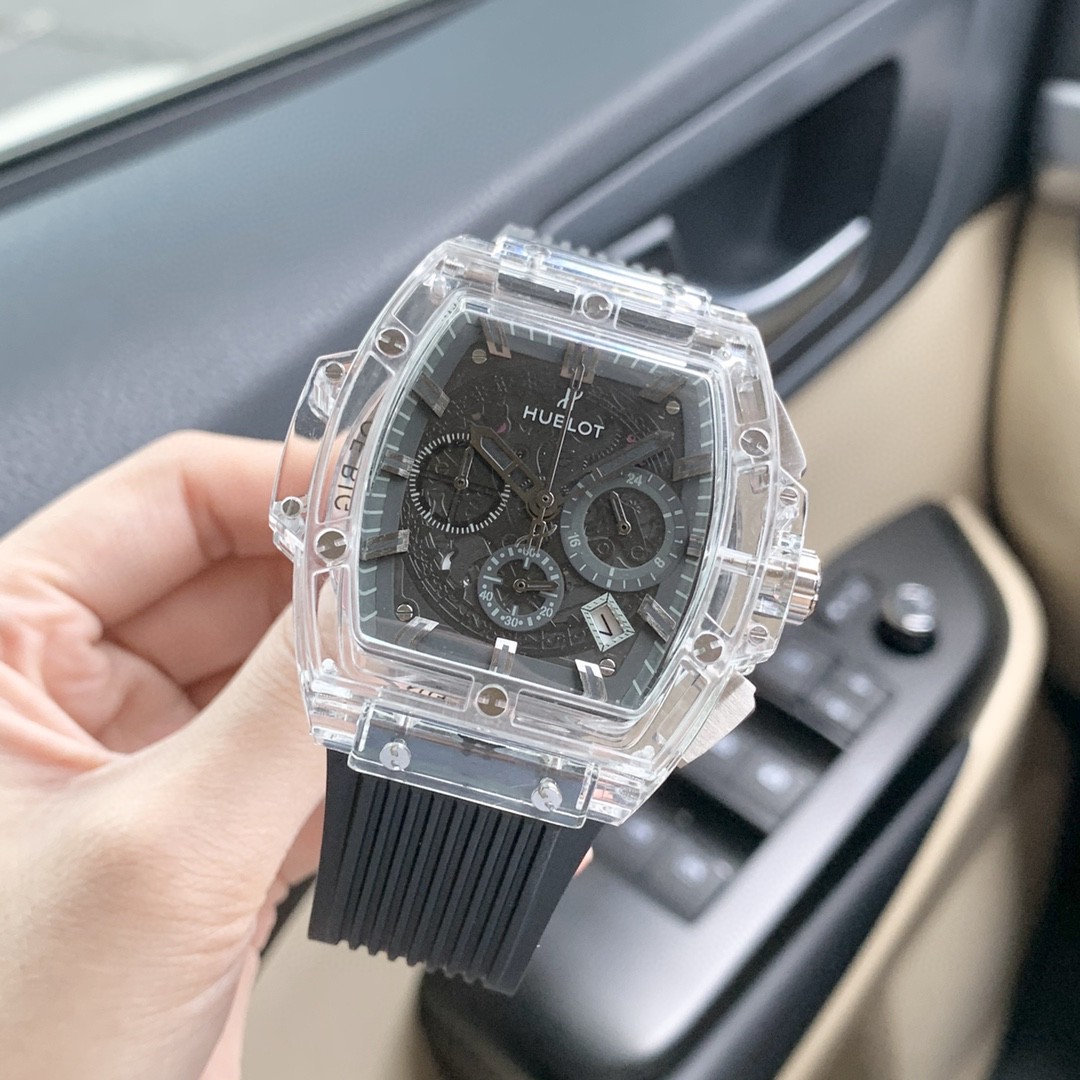新製品 ウブロ 43mm クォーツ 腕時計 時計 多機能設計 A88