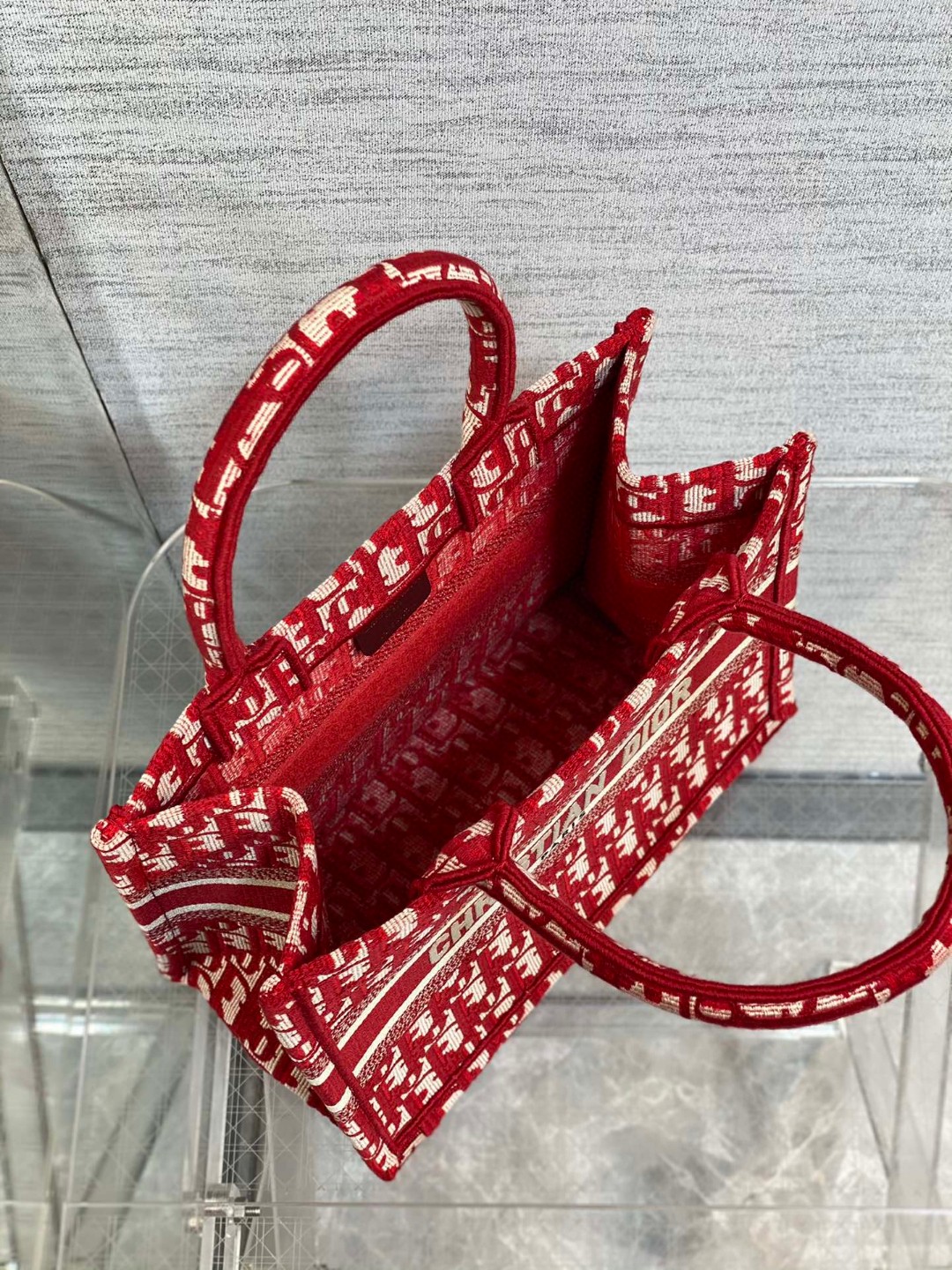 クリスチャンディオール 超美品 26cm Tote ハンドバッグ 2304
