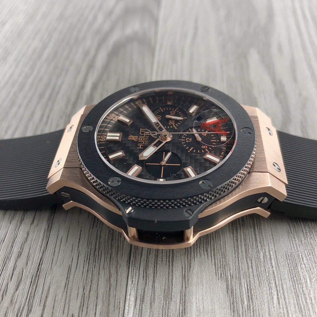 新製品 ウブロ 44mm 腕時計 4100ムーブメント搭載 多機能設計 A88