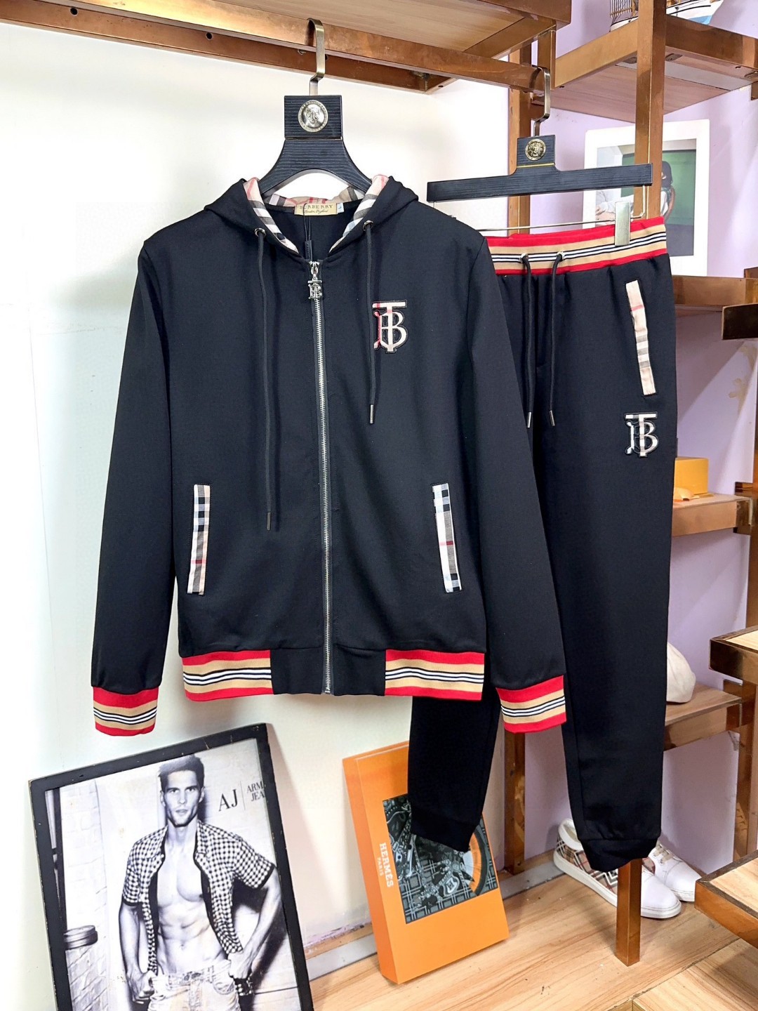 24SS バーバリー スウェットセットアップ 上下服