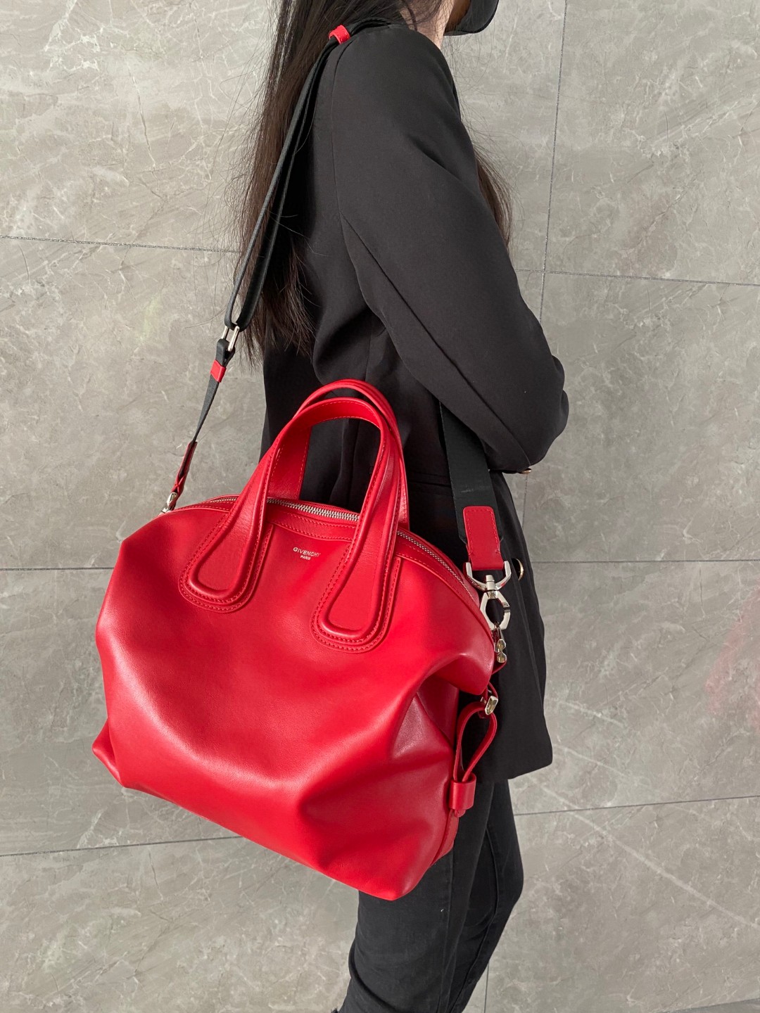 ジバンシィ 超美品 Nightingale 28cm 2WAY ハンドバッグ 2304