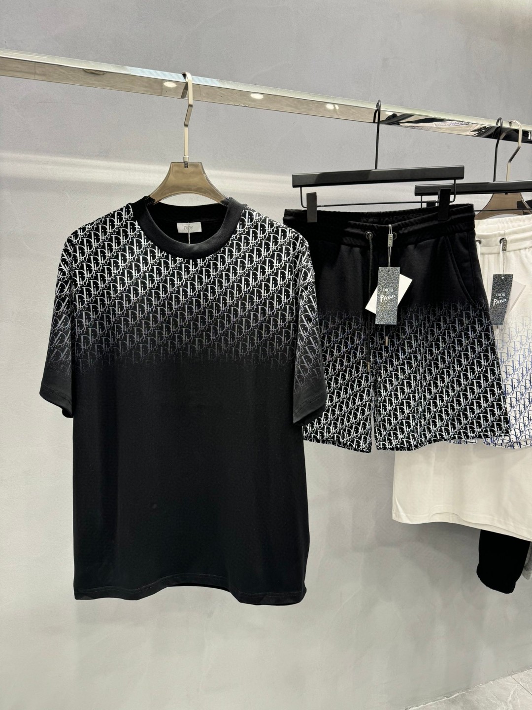 24SS? クリスチャンディオール スウェットセットアップ 上下服 男女同款