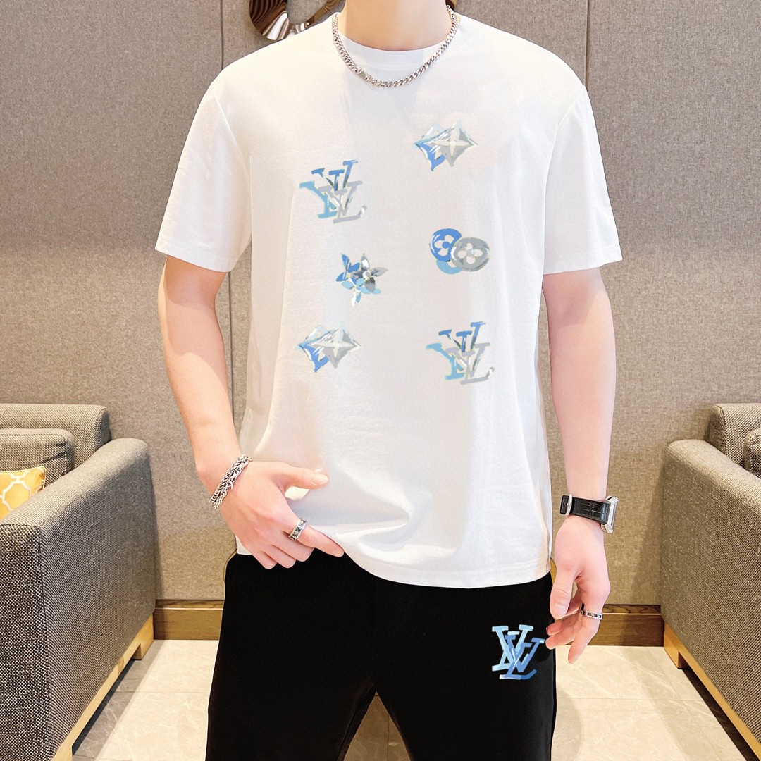 24SS ルイヴィトン スウェットセットアップ 上下服