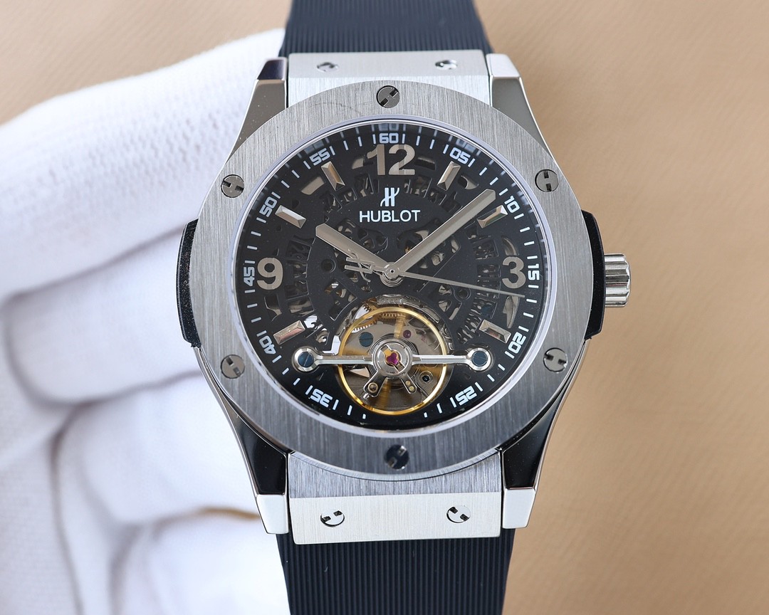 新製品 ウブロ 42mm 自動巻き 時計 多機能設計 腕時計 A88