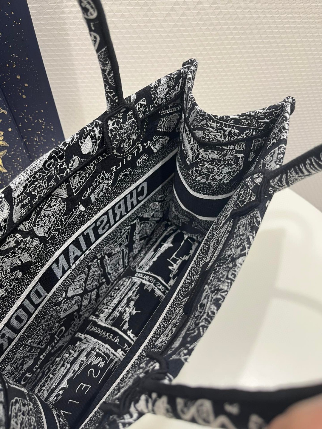 クリスチャンディオール 超美品 36cm Tote ハンドバッグ