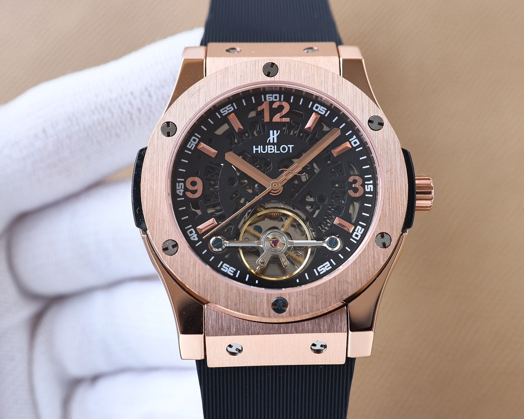 新製品 ウブロ 42mm 自動巻き 時計 多機能設計 腕時計 A88
