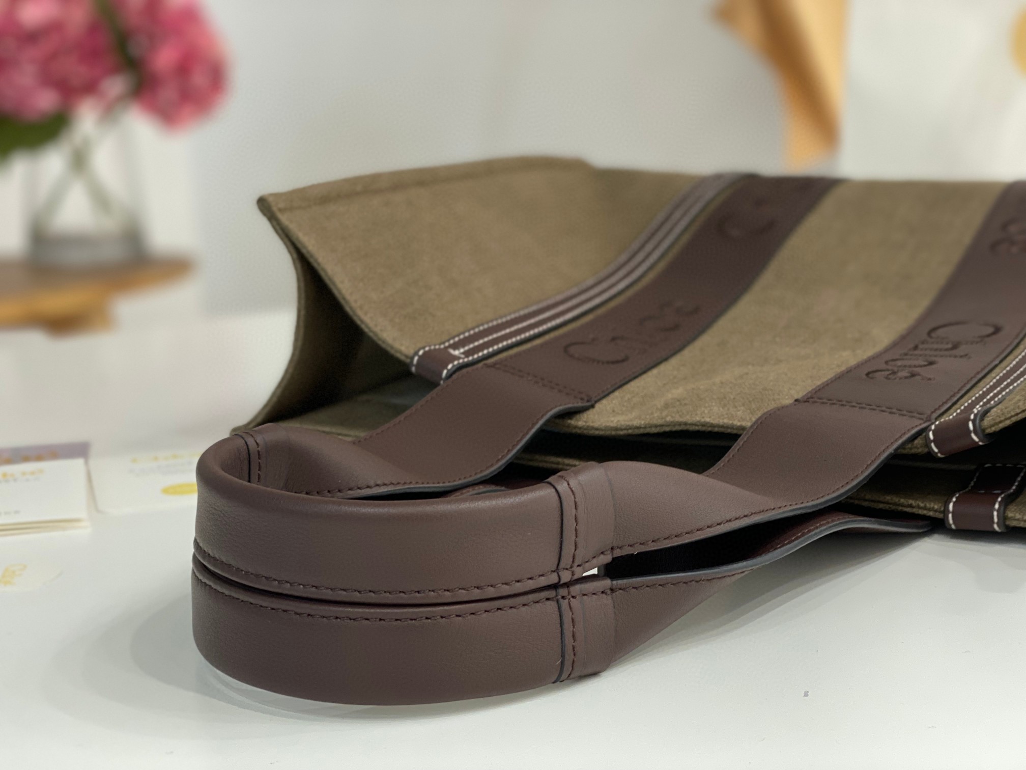クロエ 超美品 Woody 45cm Tote ハンドバッグ