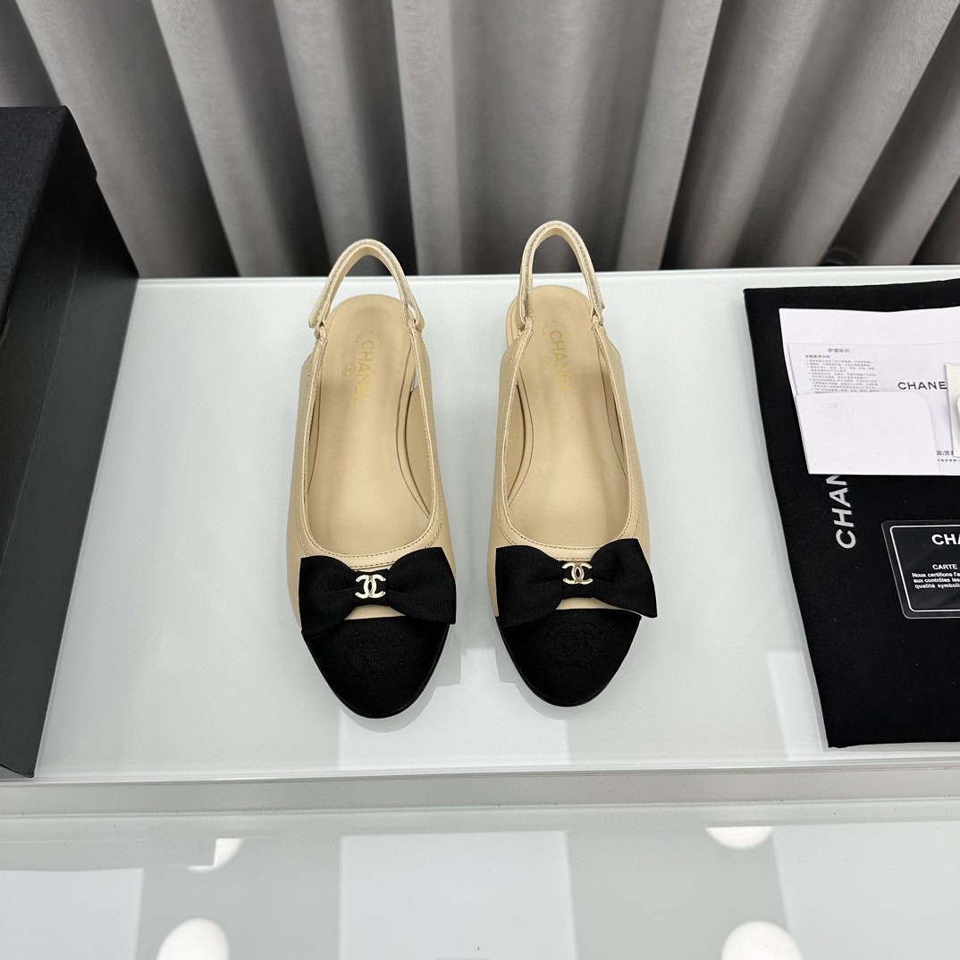 シャネル 24春夏 パンプス フラットシューズ バレエシューズ