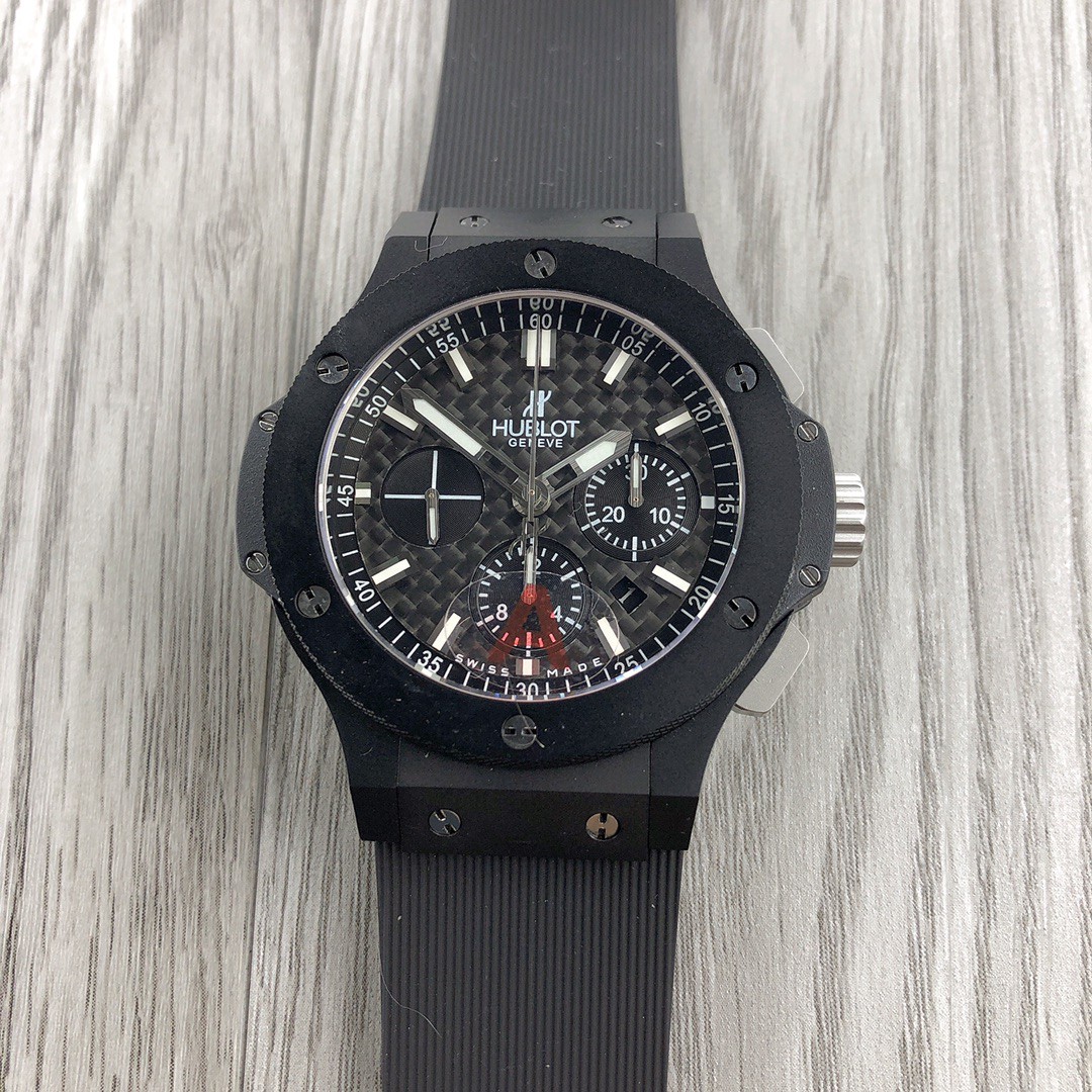 新製品 ウブロ 44mm 腕時計 4100ムーブメント搭載 多機能設計 A88