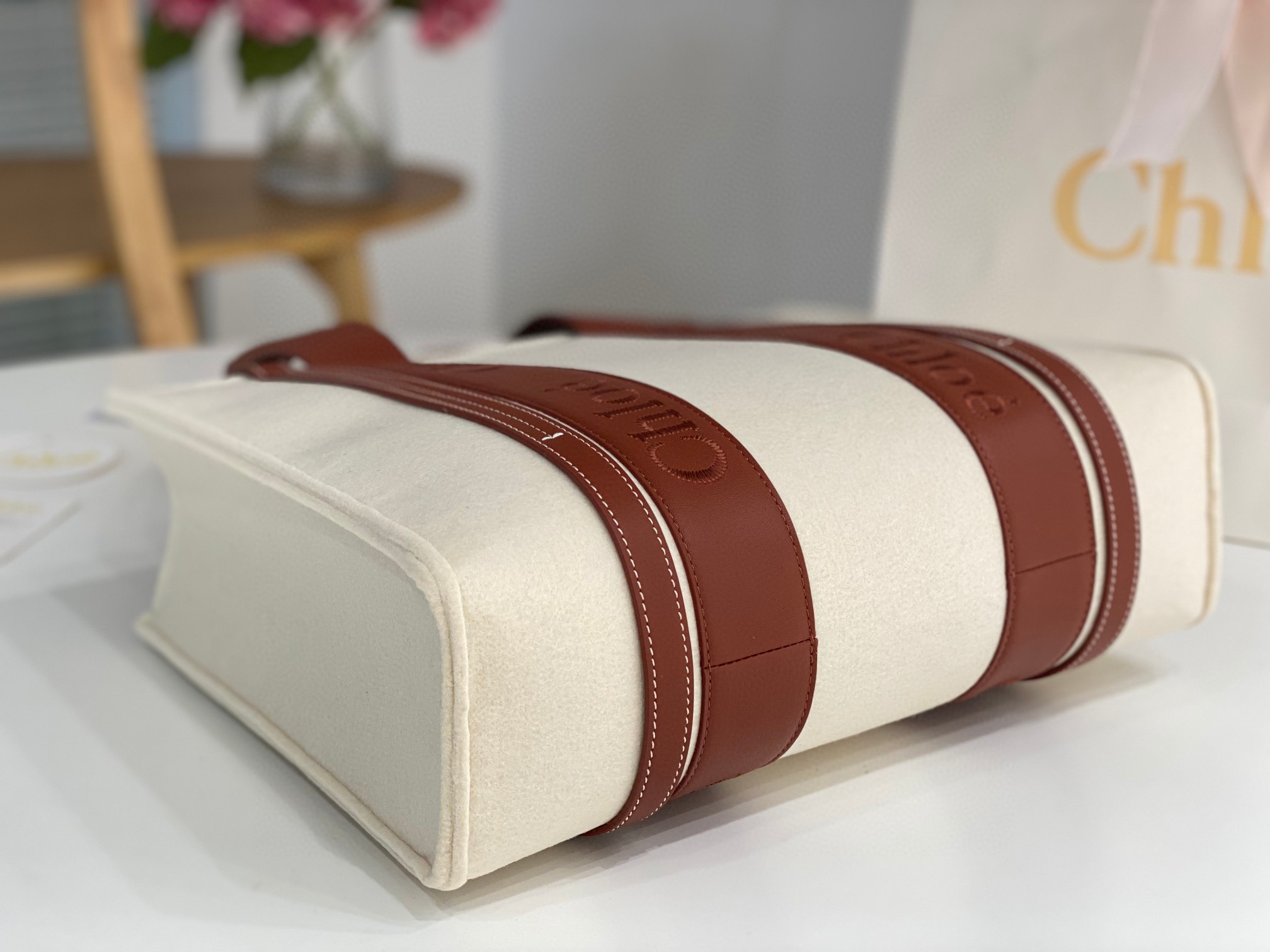 クロエ 超美品 Woody 37cm ハンドバッグ