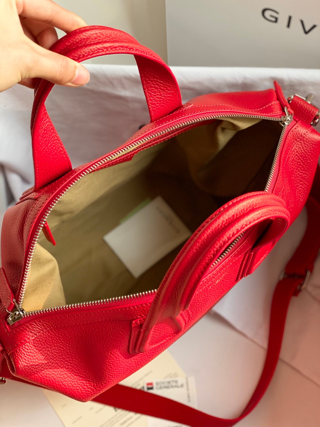 ジバンシィ 超美品 Nightingale 28cm 2WAY ハンドバッグ 2304