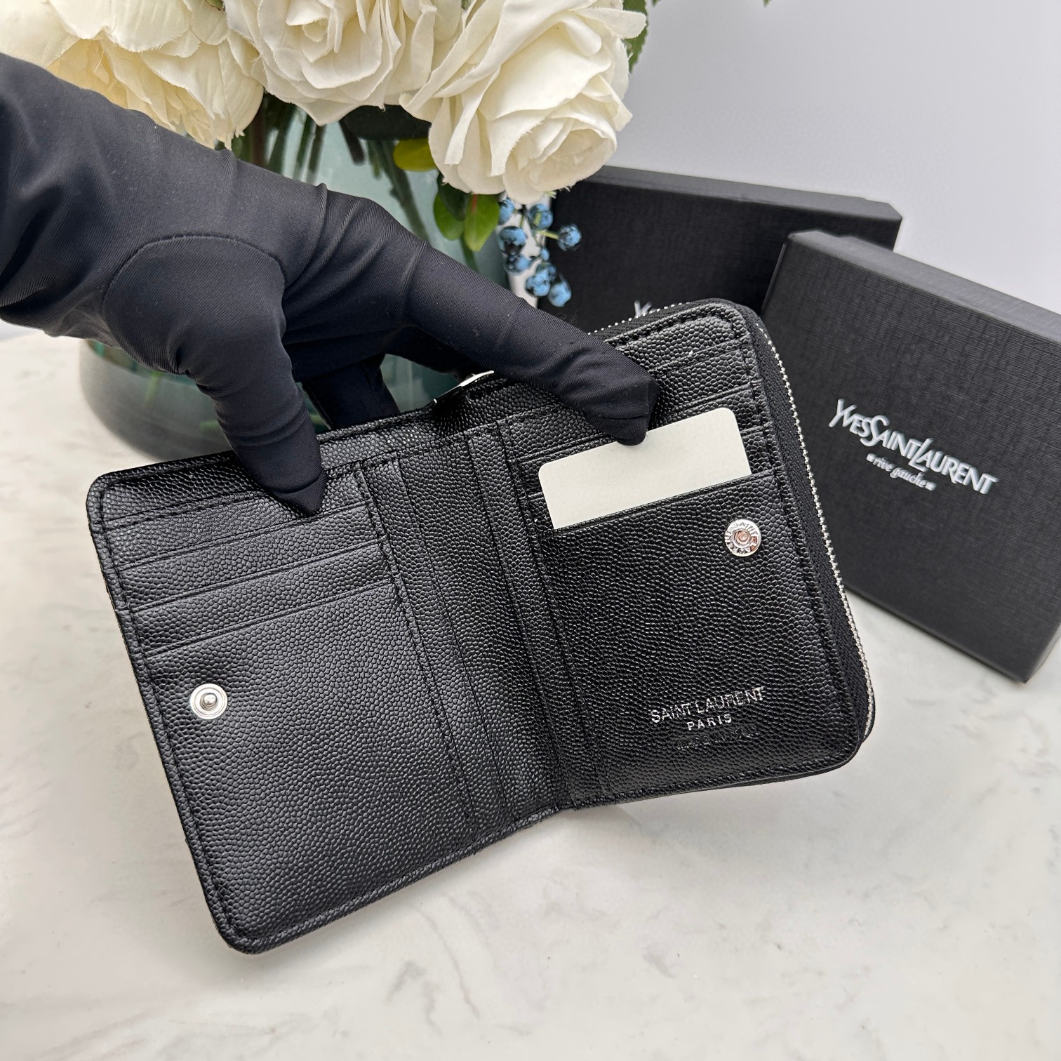 イヴ サンローラン 新品値下受付 コインケース 小銭入れ 2304PLJ85-1890-4