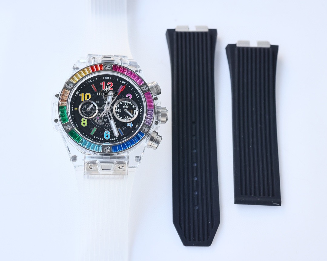 新製品 ウブロ 45mm 腕時計 7750ムーブメント搭載 多機能設計 A88