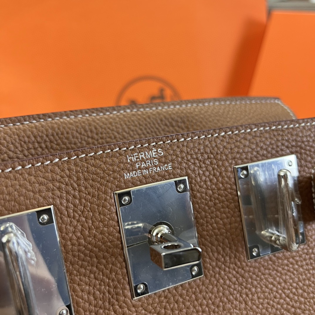 エルメス ケリー hac adoa togo 18CM 写真色/金具シルバー