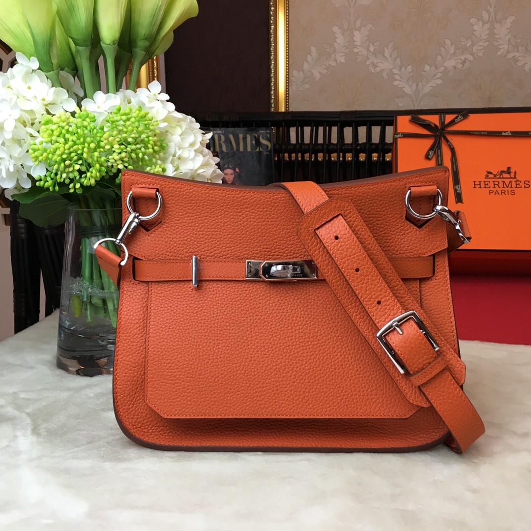 エルメス Jypsiere ジプシエールショルダーバッグ 金具シルバー