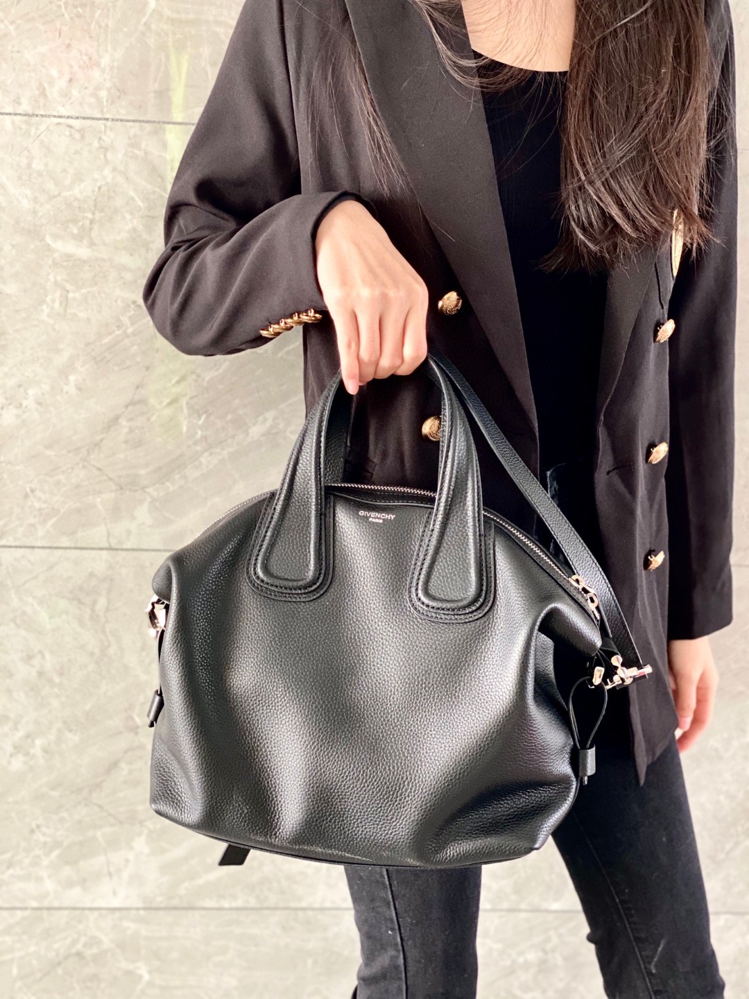 ジバンシィ 超美品 Nightingale 28cm 2WAY ハンドバッグ 2304
