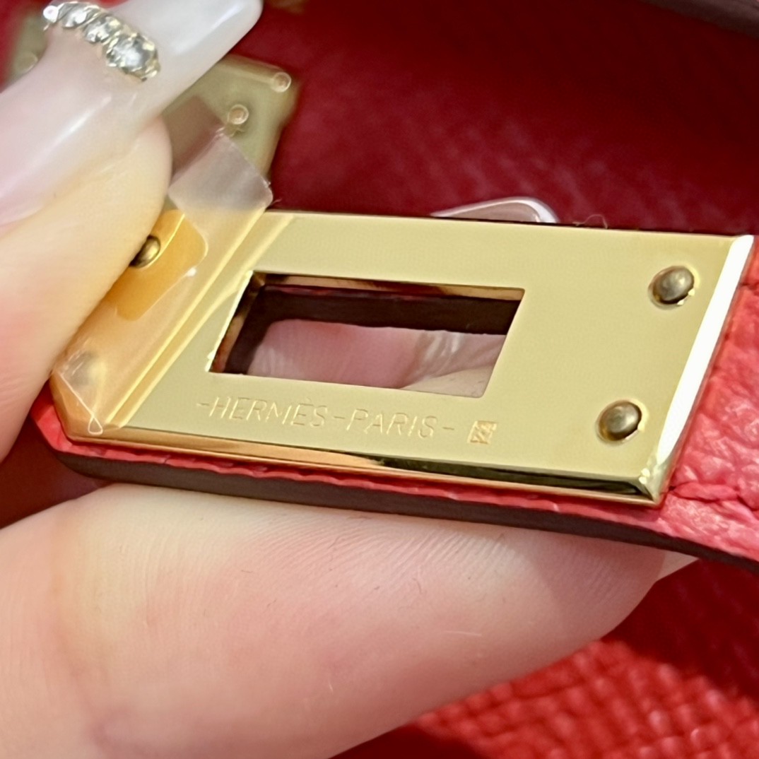 handmade エルメス mini ケリー19 全手作り 写真色/金具ゴールド