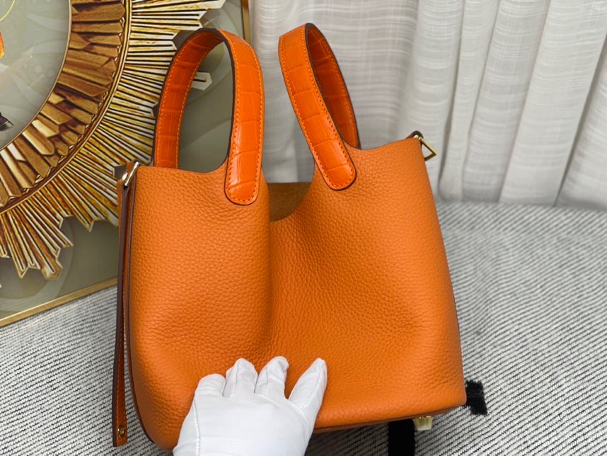 最高品質 2023 エルメス ピコタンロック 手作り Stock picotin 18cm