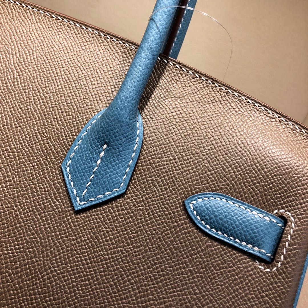 オーダー エルメス 手作りBeeswax thread バーキン25/30 写真色/金具ゴールド