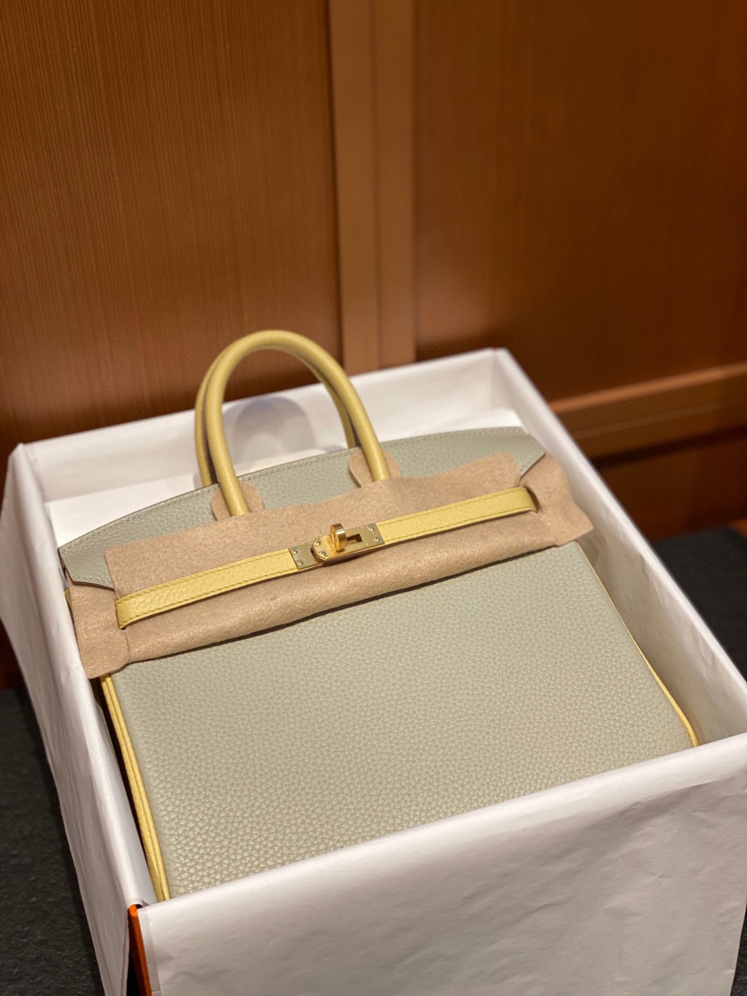 TOP エルメス 全部手作りTogoバーキン30cm 写真色/金具ゴールド
