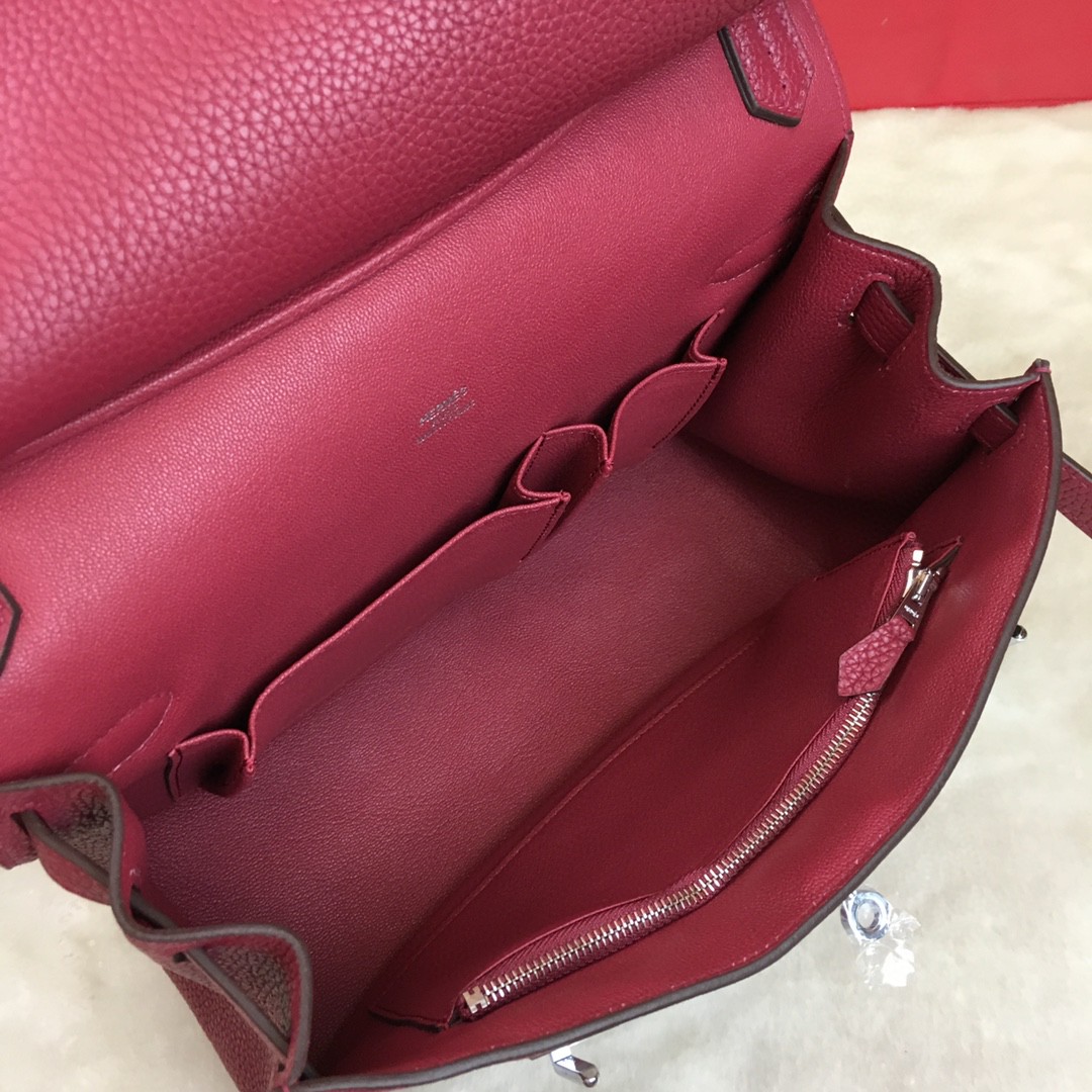 エルメス Jypsiere ジプシエールショルダーバッグ 金具シルバー