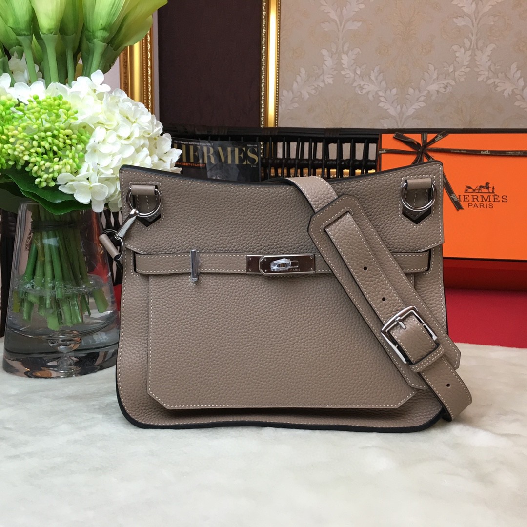 エルメス Jypsiere ジプシエールショルダーバッグ 金具シルバー