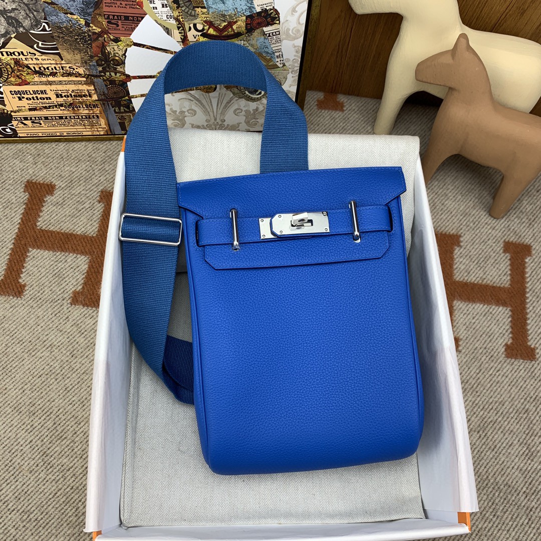 TOP エルメス Hac a Dos バーキン 28cm 写真色/金具シルバー