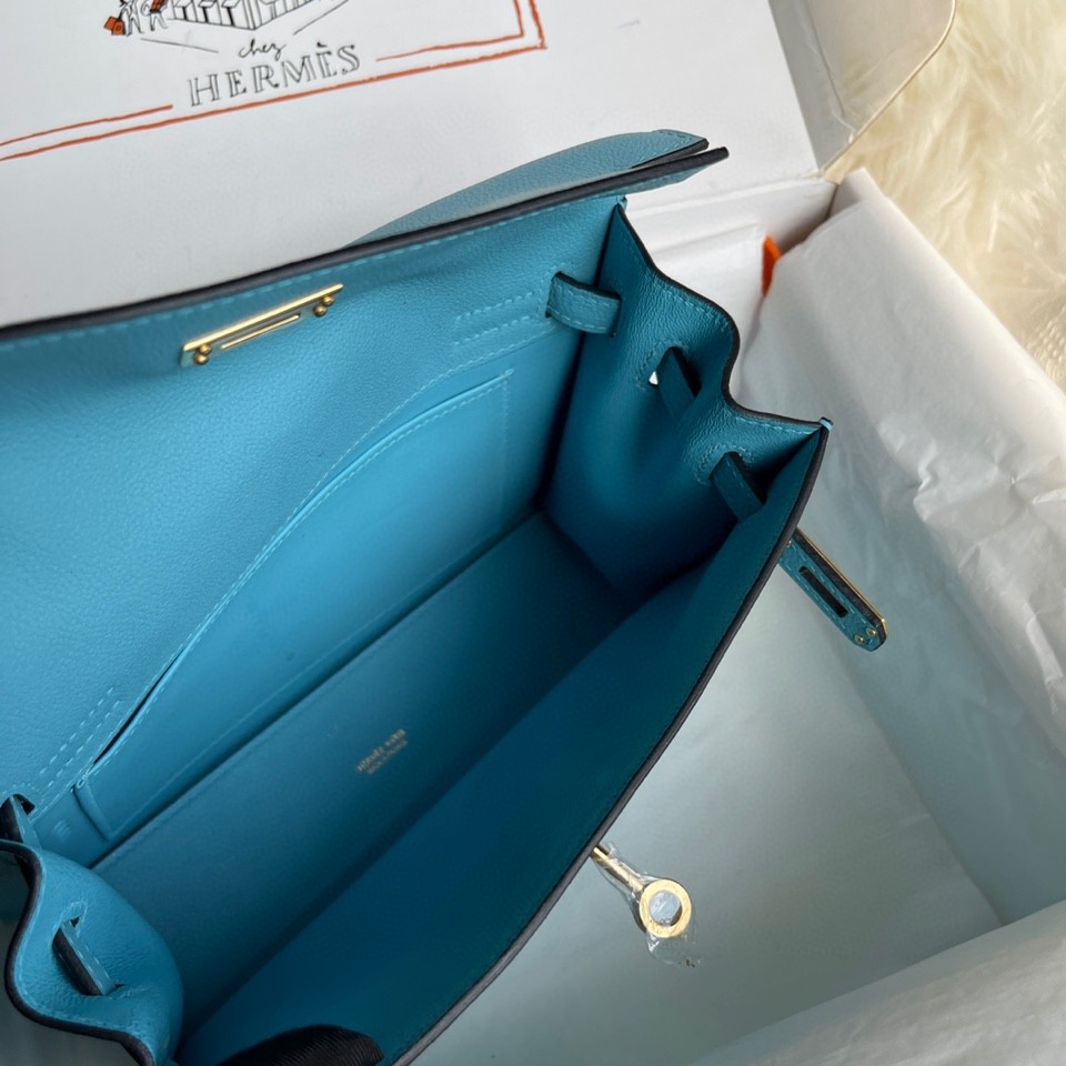 エルメスケリー DanSe 22手作りBeeswax thread写真色/金具ゴールド 2023AM