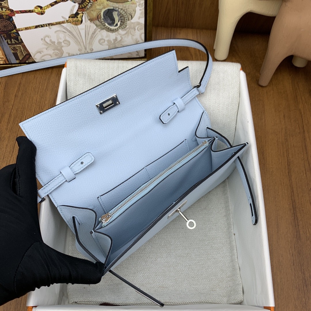 エルメス ケリー 24CM to go Epsom 写真色/金具シルバー