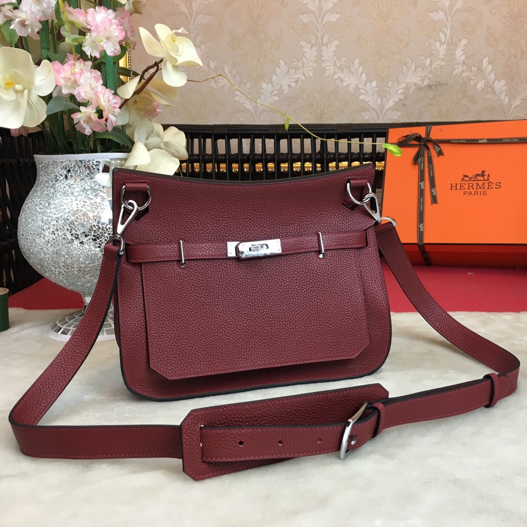 エルメス Jypsiere ジプシエールショルダーバッグ 金具シルバー