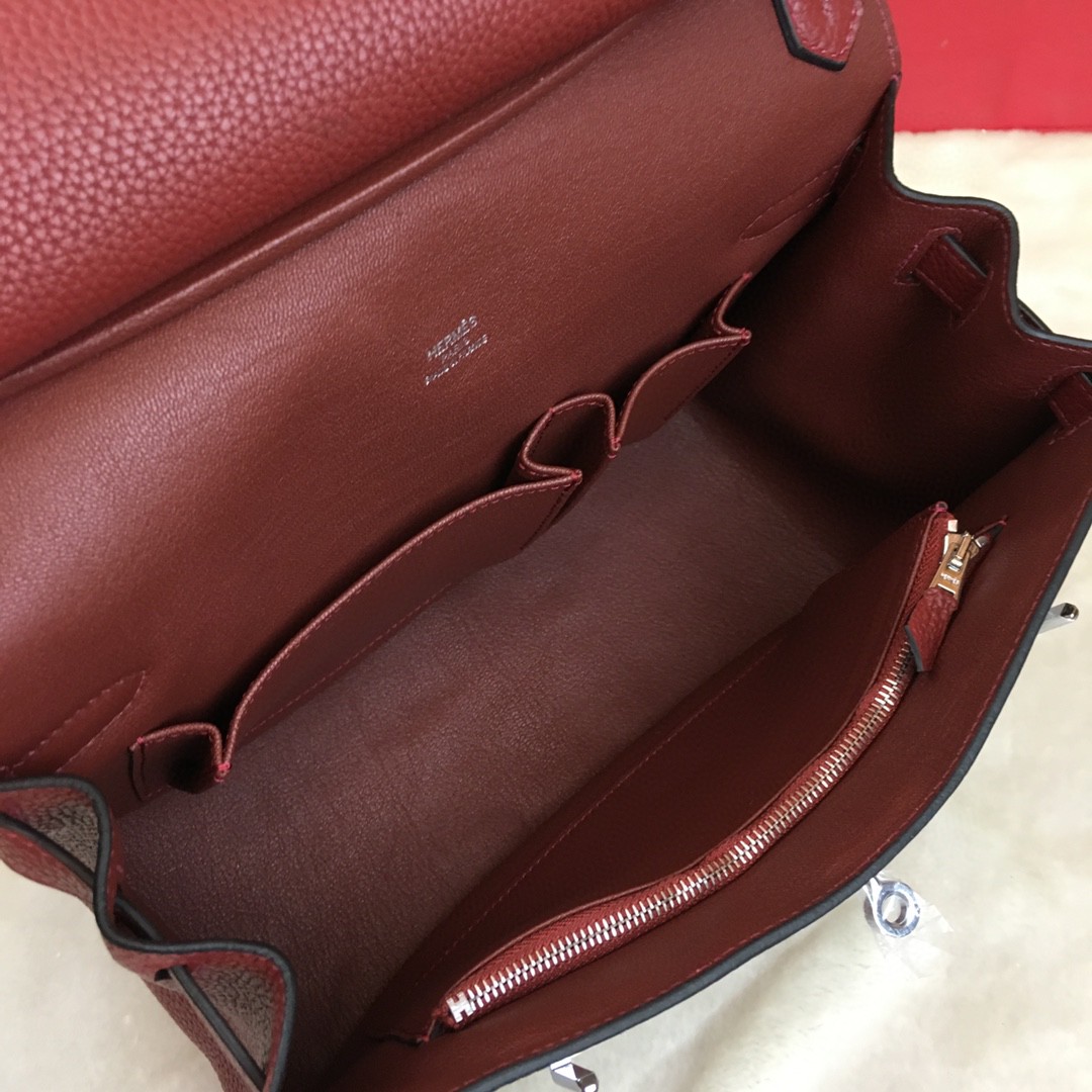 エルメス Jypsiere ジプシエールショルダーバッグ 金具シルバー