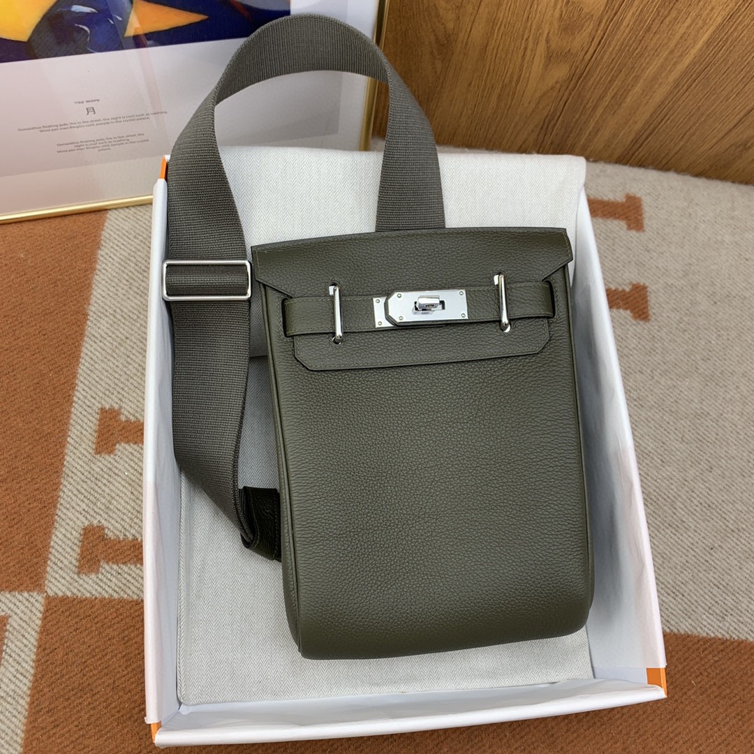 TOP エルメス Hac a Dos バーキン 28cm 写真色/金具シルバー