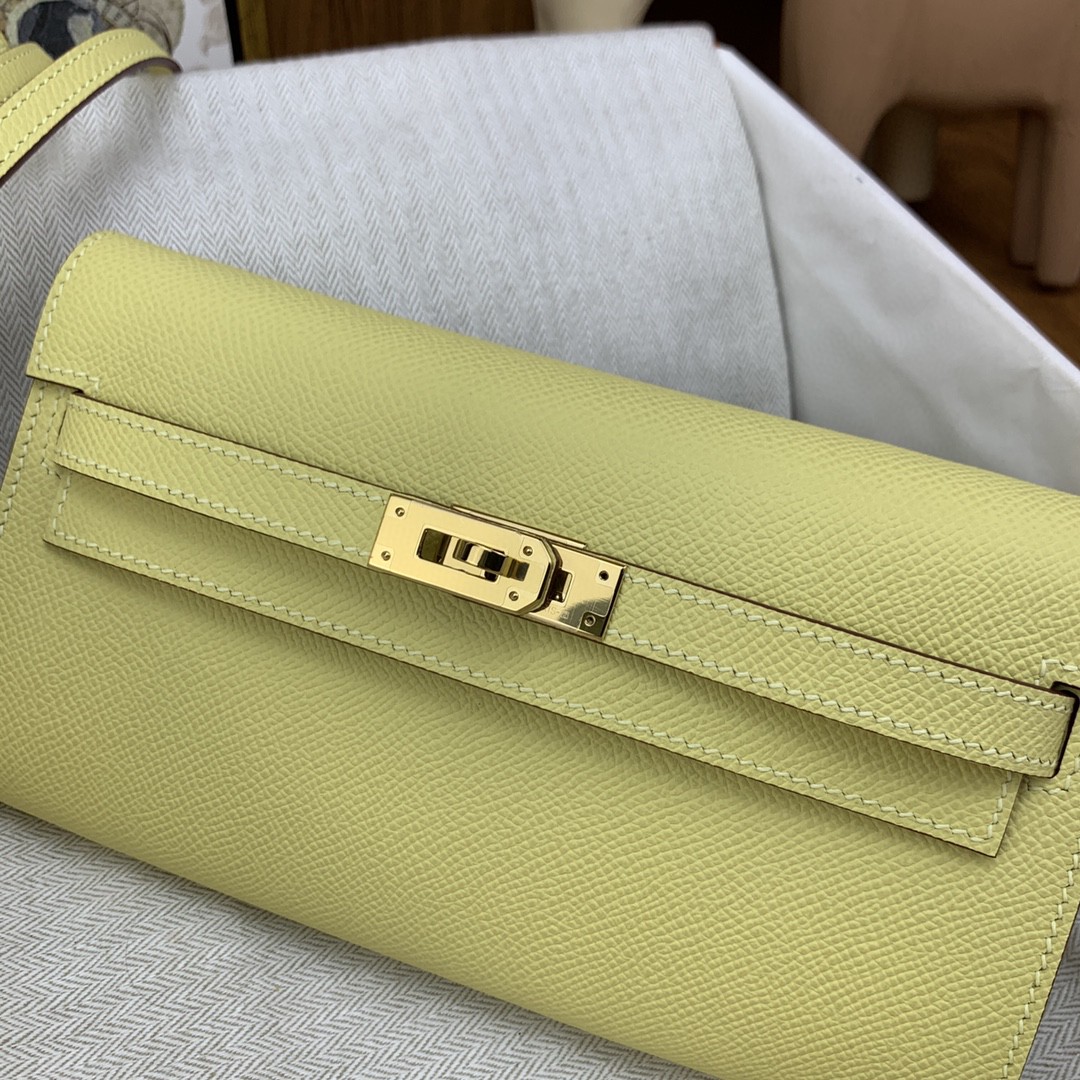 エルメス ケリー 24CM to go Epsom 写真色/金具ゴールド