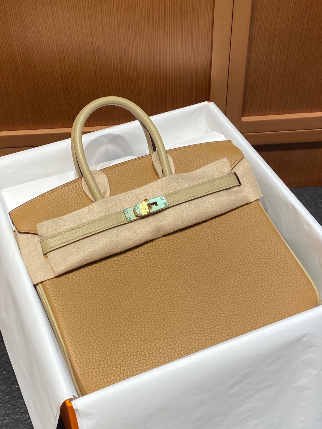 TOP エルメス 全部手作りTogoバーキン30cm 写真色/金具ゴールド