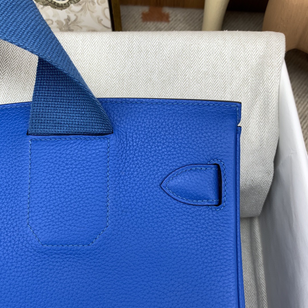 TOP エルメス Hac a Dos バーキン 28cm 写真色/金具シルバー