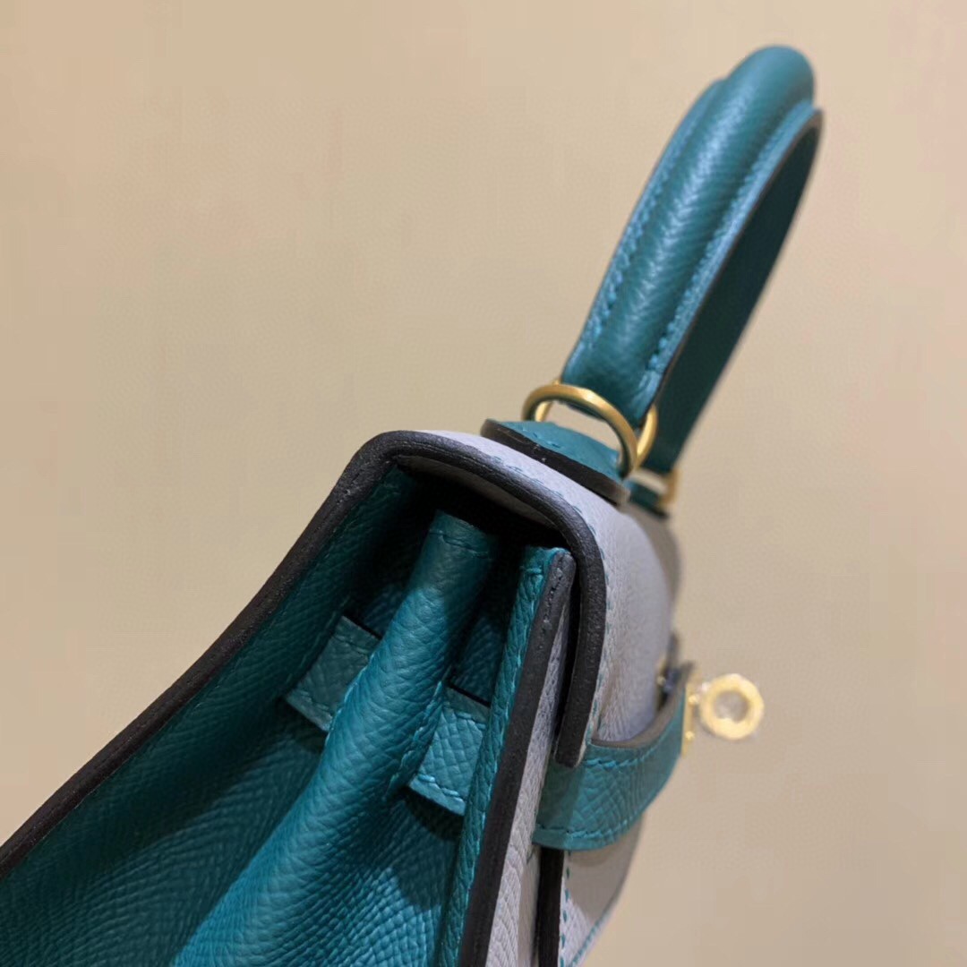 エルメス ケリー 25CM 手作り Epsom写真色/金具ゴールド