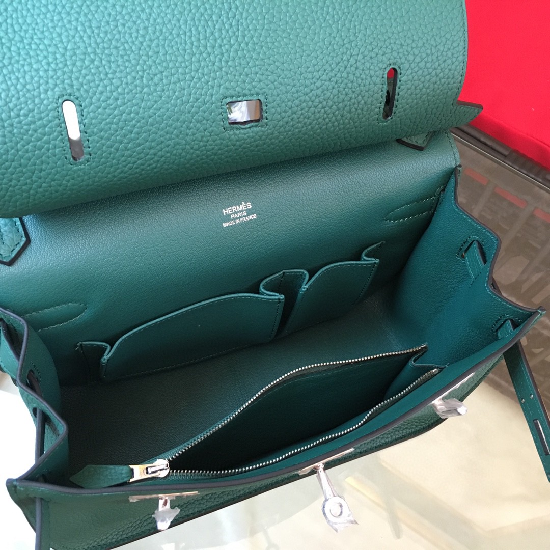 エルメス Jypsiere ジプシエールショルダーバッグ 金具シルバー