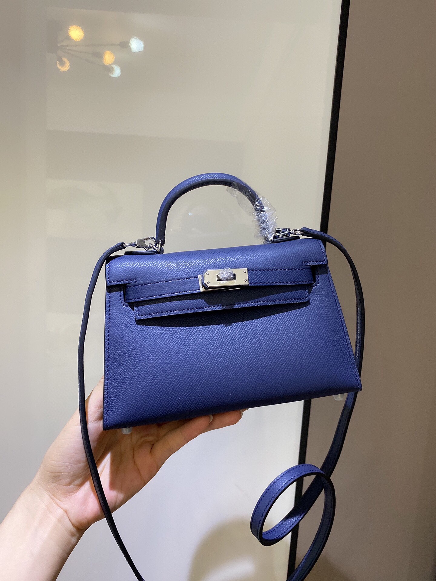 エルメス ケリー mini 19CM Epsom 写真色/金具シルバー 2023AM