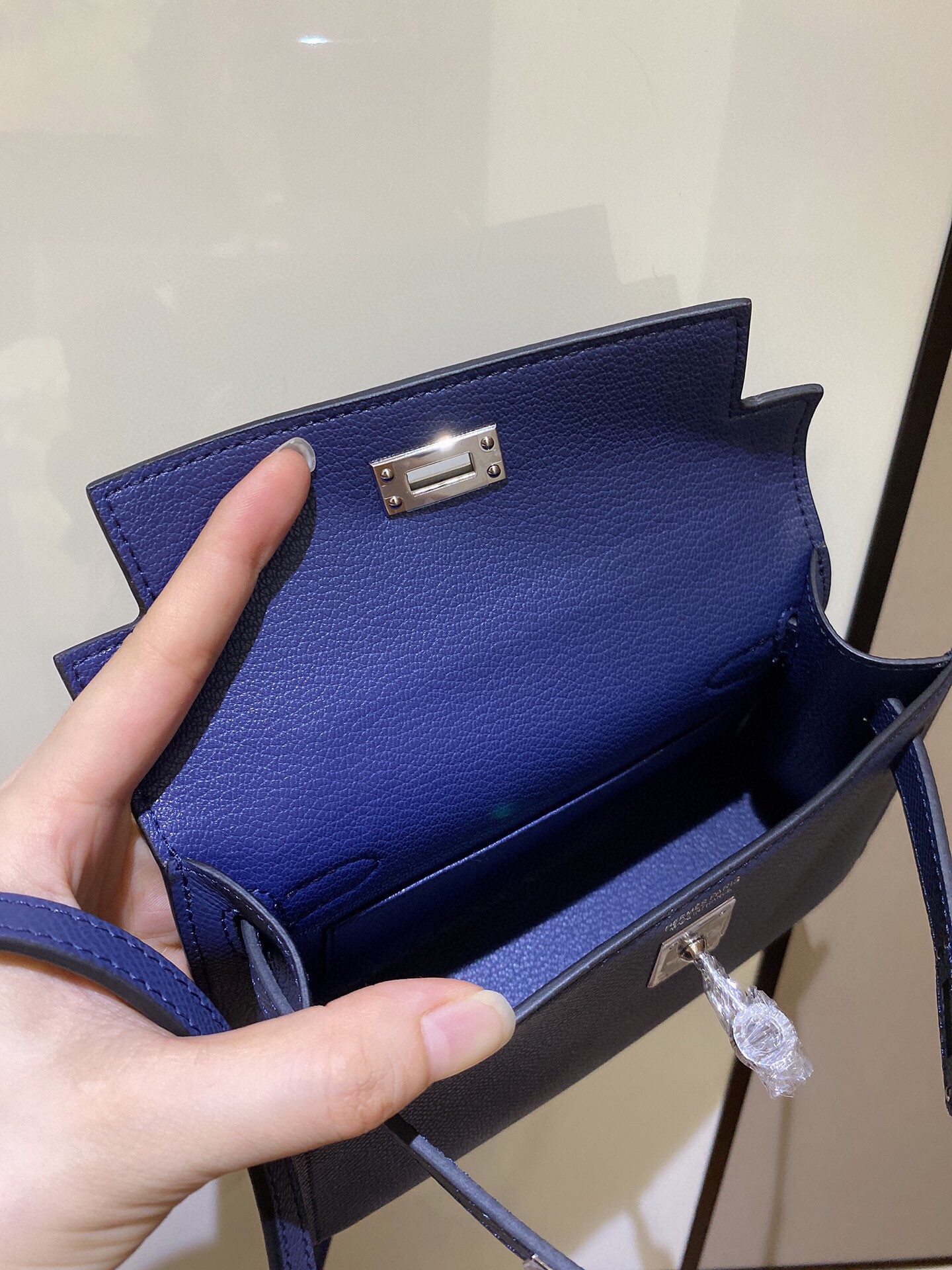 エルメス ケリー mini 19CM Epsom 写真色/金具シルバー 2023AM